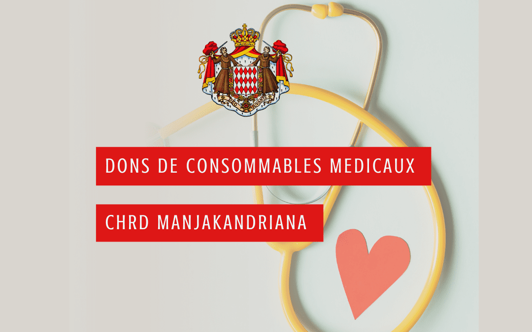 Réception de divers consommables médicaux pour le CHRD Manjakandriana