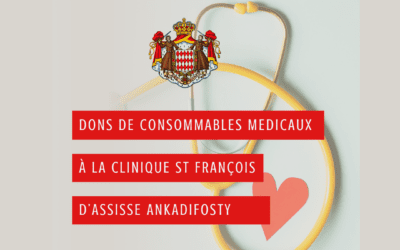 Au tour de la Clinique St François d’Assisse de recevoir des consommables médicaux